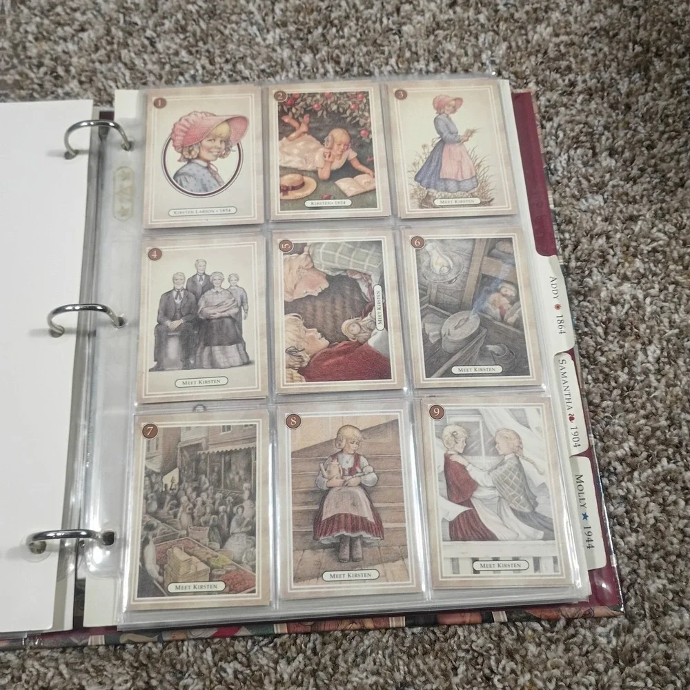 The American Girls Doll Trading Card Album Over 300 Cards 1994 Pleasant Company
